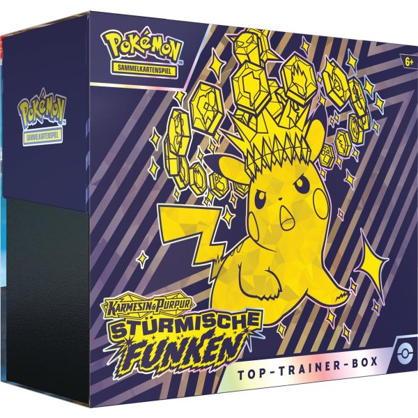 Pokémon Karmesin & Purpur 8 - Stürmische Funken - Top Trainer Box