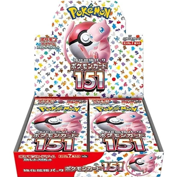 Pokemon Scarlet & Violet 151 Display - JAPANISCH