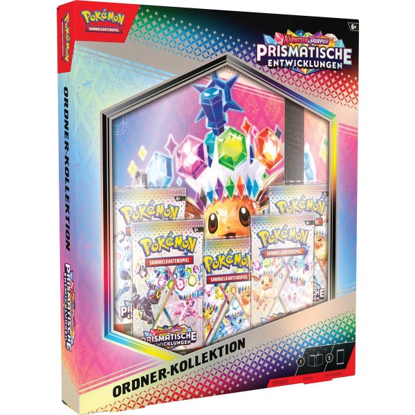 Pokemon Karmesin & Purpur 8.5 - Prismatische Entwicklungen - Ordner Kollektion - DE