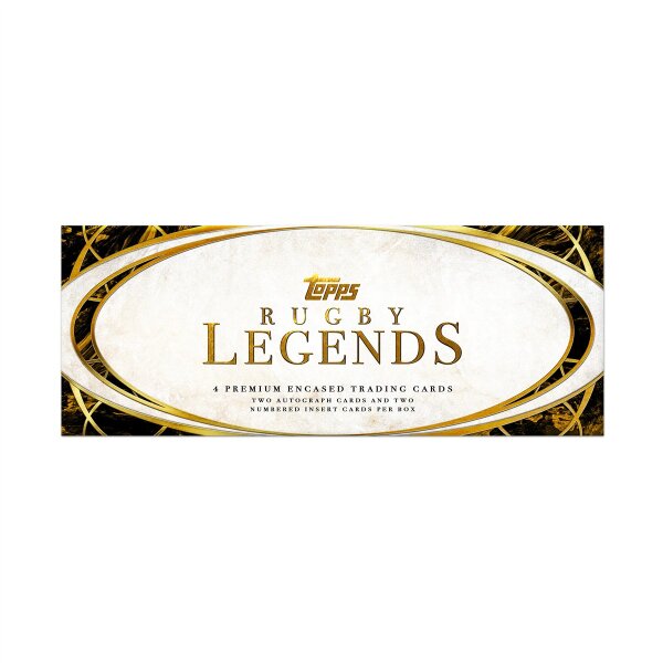 Topps Rugby Legends Box mit vier Premium Encased Trading...