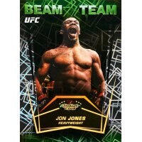 Topps UFC Stadium Club 2026 Beam Team Insert-Karte mit jubelndem Heavyweight-K&auml;mpfer.