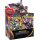 Pokémon Mega-Entwicklung Dunkelnacht Booster-Display mit geöffnetem Aufsteller und Boosterpacks.