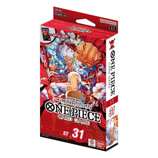 One Piece Card Game ST-31 Red Monkey D. Luffy Starter...