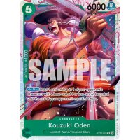 Kouzuki Oden Charakterkarte ST32-002 aus dem One Piece Card Game
