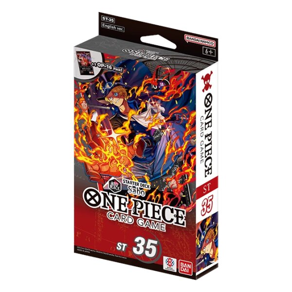 One Piece Card Game ST-35 Red Black Sabo Starter Deck auf...