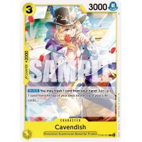 Cavendish Charakterkarte ST36-001 aus dem One Piece Card Game