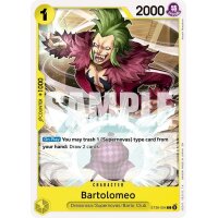 Bartolomeo Charakterkarte ST36-004 aus dem One Piece Card Game