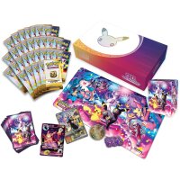 Inhalt der Pok&eacute;mon 30 Jahre Ultra-Premium-Kollektion Nacht mit Boostern, Zubeh&ouml;r und Promokarten