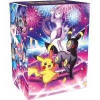 Deckbox der Pok&eacute;mon 30 Jahre Ultra-Premium-Kollektion Nacht mit Pikachu, Nachtara und Mewtu