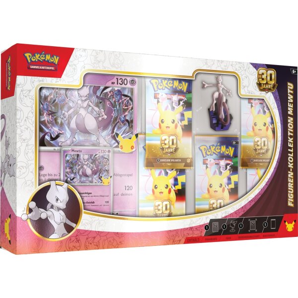 Pokémon 30 Jahre Figuren-Kollektion Mewtu mit...
