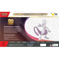 R&uuml;ckseite der Pok&eacute;mon 30 Jahre Figuren-Kollektion Mewtu mit Beschreibung und Inhalts&uuml;bersicht