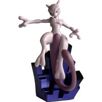 Mewtu Sammelfigur auf einem violetten Sockel