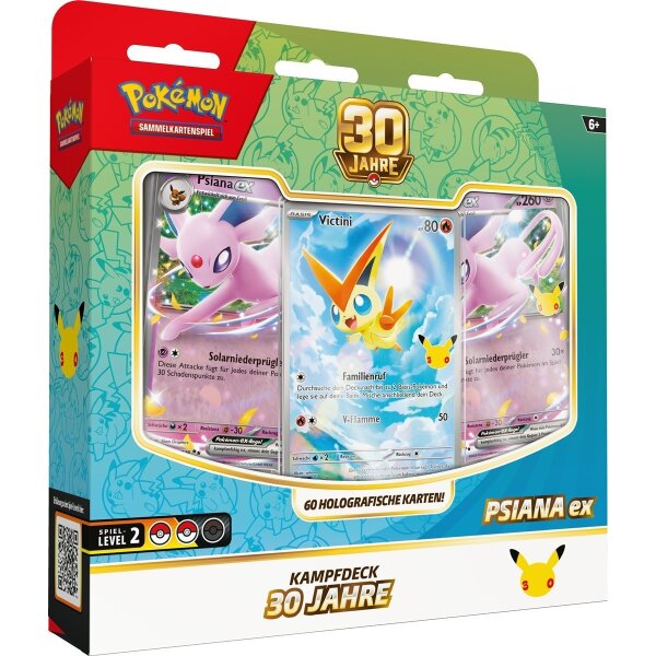 Pokémon 30 Jahre Kampfdeck Psiana-ex in...