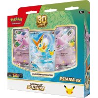 Pok&eacute;mon 30 Jahre Kampfdeck Psiana-ex in seitlicher Perspektive mit Kartenfenster