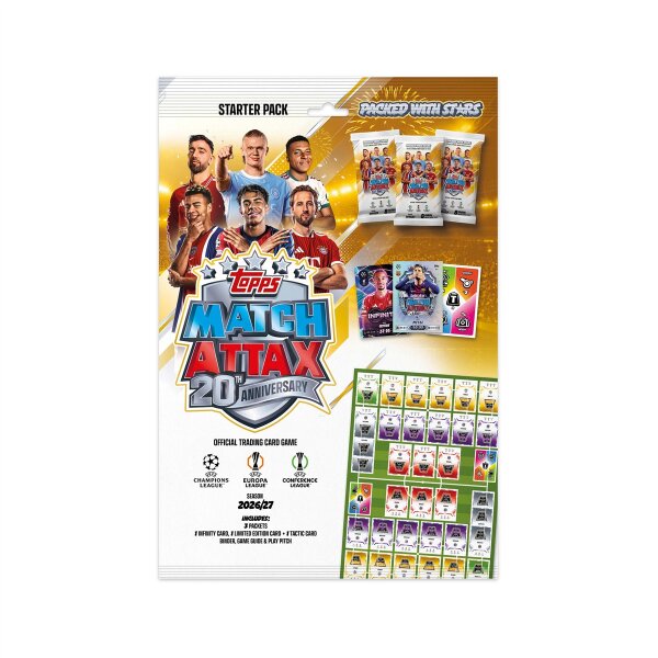 Topps Match Attax 2026/27 Starter Pack zur 20th...