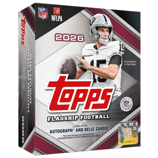 Topps NFL Flagship Football 2026 - Mega Box