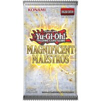 Yu-Gi-Oh! Magnificent Maestros Booster der englischen 1st Edition mit 5 Karten