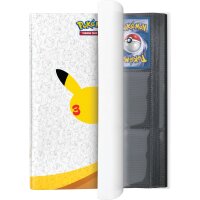 Ge&ouml;ffnetes Pok&eacute;mon 30th Celebration Sammelalbum mit Kartenf&auml;chern