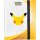 Pokémon 30th Celebration Sammelalbum mit Pikachu-Motiv und schwarzem Verschlussband