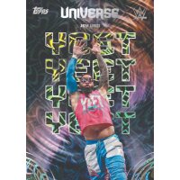 Topps WWE Universe 2026 Insert-Karte mit Wrestler und YET-Schriftzug