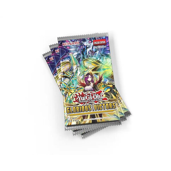 Yu-Gi-Oh! Glorious Victors englische Boosterpacks der 1st...