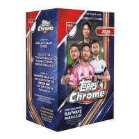 Topps MLS Chrome 2026 Value Box mit 7 Packs, 4 Karten pro...