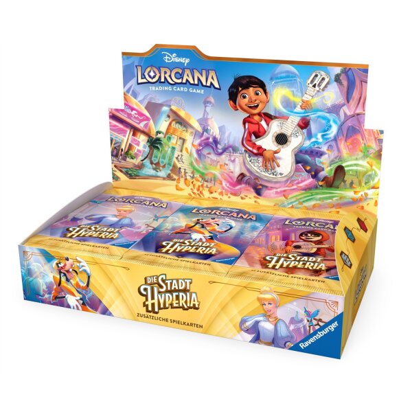Disney Lorcana Hyperia City Booster Display mit 24...