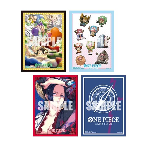 One Piece Card Game Official Card Sleeves mit vier...