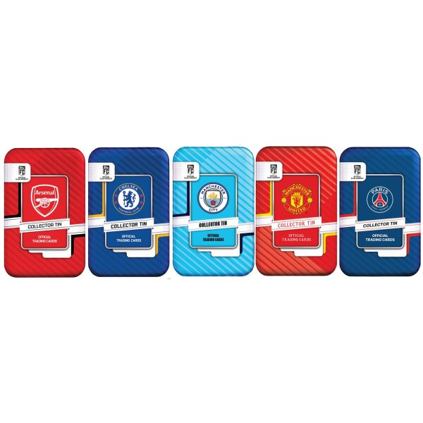 Topps Collector Tin 2027 mit Arsenal Chelsea Manchester...