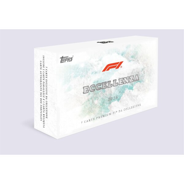 Topps F1 Eccellenza 2026 Ecom Display Box in weißer...