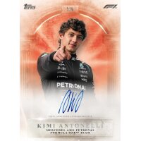 Topps F1 Eccellenza 2026 nummerierte Autogrammkarte eines Mercedes-AMG Formel-1-Fahrers