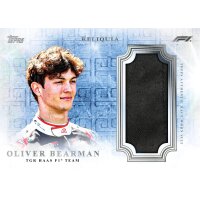 Topps F1 Eccellenza 2026 Reliquia Karte mit gro&szlig;em schwarzem Race-Worn-Suit-Relic
