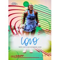 Topps Chrome Tennis 2026 Coco Gauff Autogrammkarte...