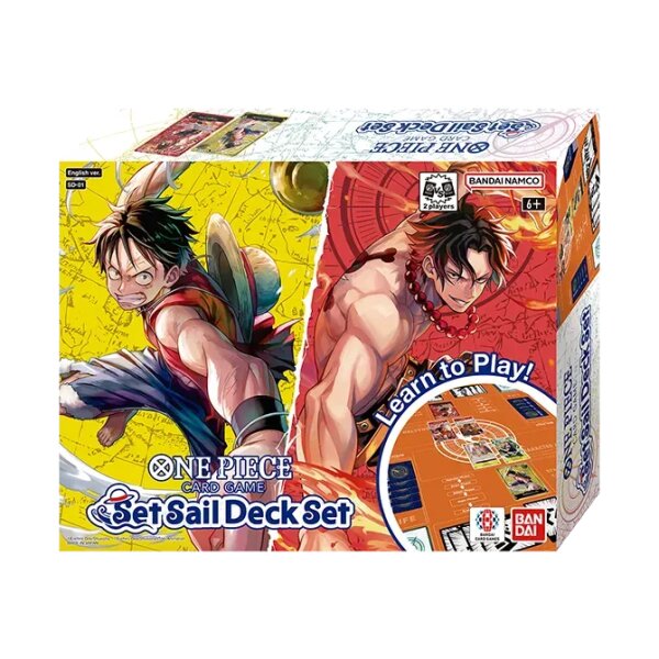 One Piece Card Game Set Sail Deck Set SD-01 englische Box...
