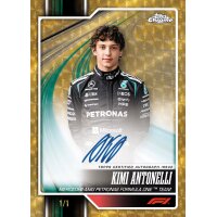 Topps Chrome Formula One 2026 nummerierte Autogrammkarte...