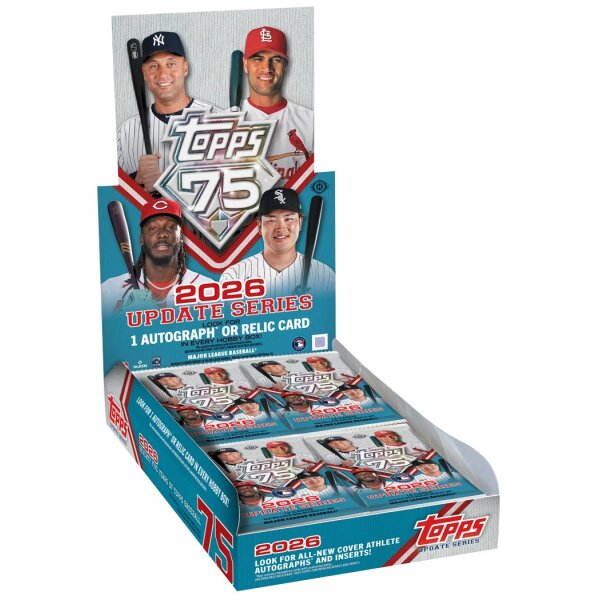Topps Baseball Update Series 2026 Hobby Box Display mit...