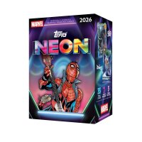 Topps Marvel Neon 2026 Value Box mit Spider-Punk Artwork
