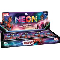 Topps Marvel Neon 2026 Hobby Box Display mit 20 Packs und...