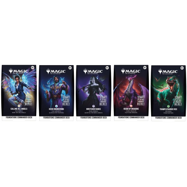 Magic: The Gathering Foundations Commander Decks mit...