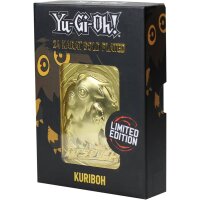 Limitierte Yu-Gi-Oh! Kuriboh-Sammelfigur als vergoldete...