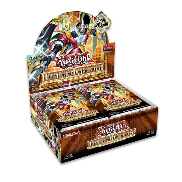 Englische Displaybox von Yu-Gi-Oh! Lightning Overdrive...