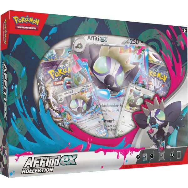 Pokémon Affiti-ex Kollektion mit Affiti-ex,...