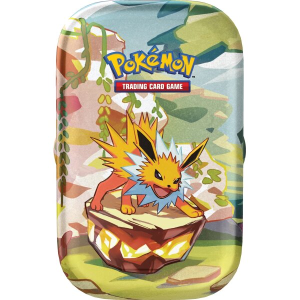 Pokémon Mini Tin mit Illustration von Blitza auf...