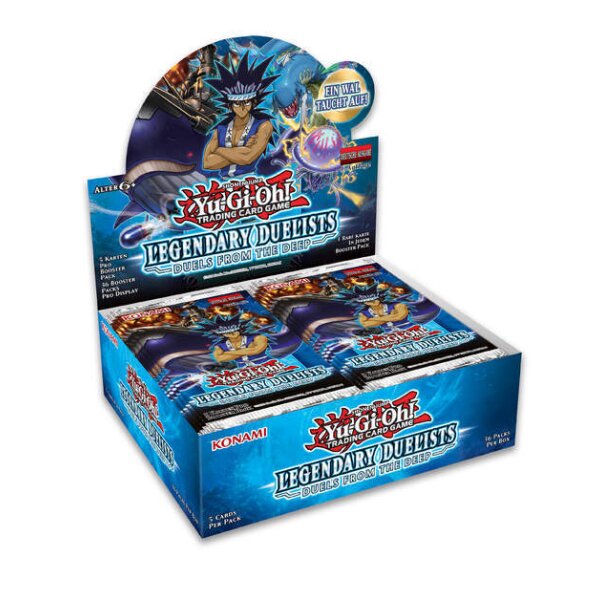 Displaybox des Yu-Gi-Oh! Sets „Legendary Duelists:...