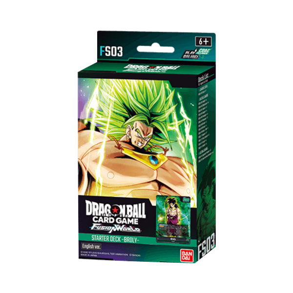 Englisches Dragon Ball Fusion World Starter Deck FS03 mit...