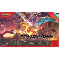Frontalansicht des Build & Battle Stadions...