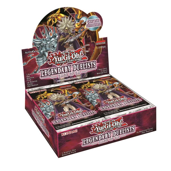 Display-Box von Yu-Gi-Oh! Legendary Duelists: Rage of Ra...