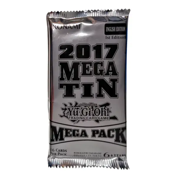 Deutscher Yu-Gi-Oh! Mega Pack 2017 Booster in silberner...