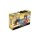 Yu-Gi-Oh! Speed Duel GX Midterm Paradox Box auf Deutsch mit Jaden Yuki, Syrus Truesdale und den Paradox Brothers auf gelbem Hintergrund.