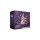 Top-Trainer-Box „Paldeas Schicksale“ mit Mimikyu-Artwork, lila Hintergrund mit Symbolen und Wellenmuster.